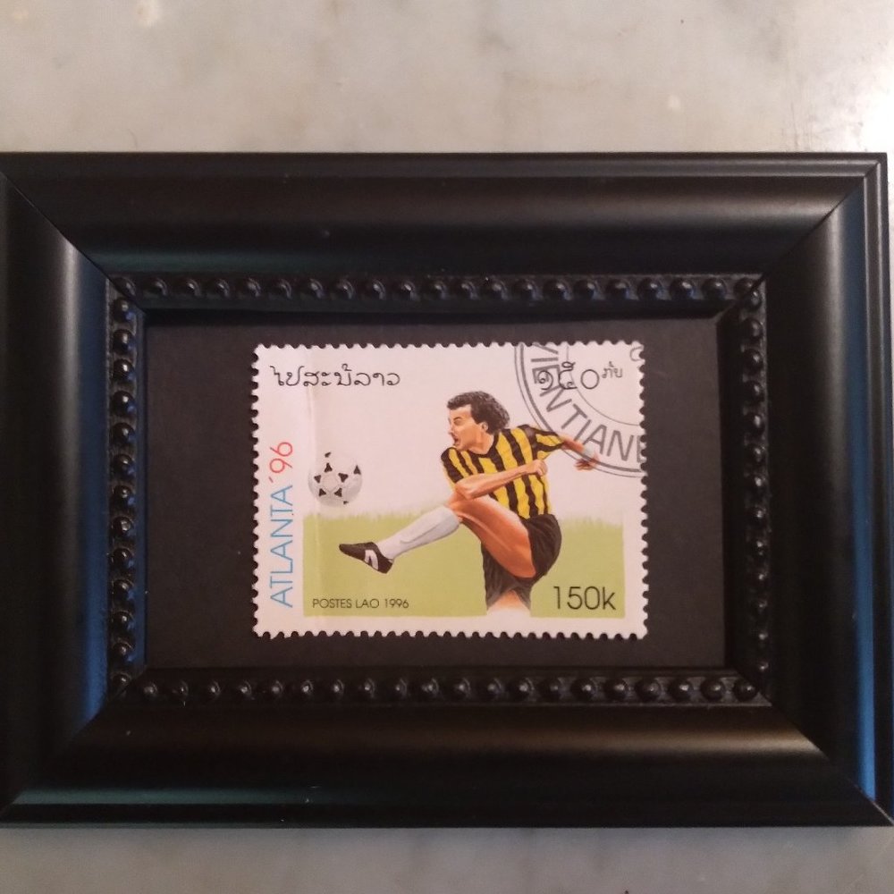 Framed Stamp Art - European Football